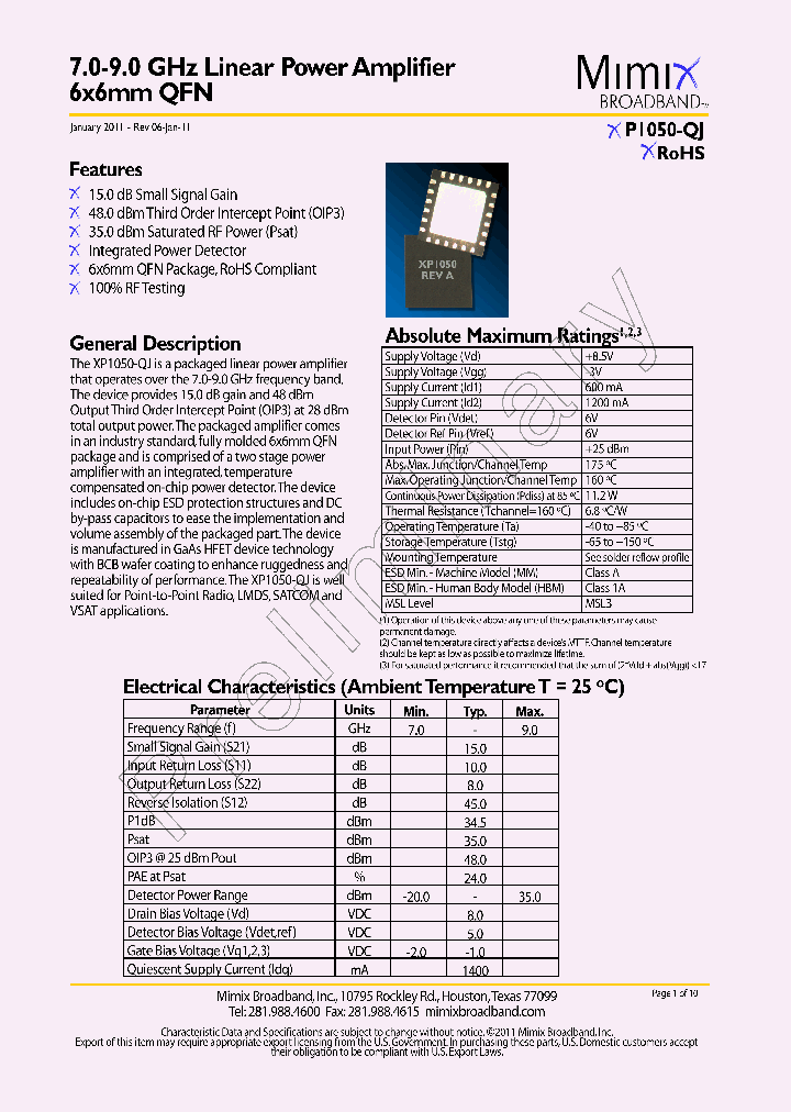 XP1050-QJ11_587401.PDF Datasheet