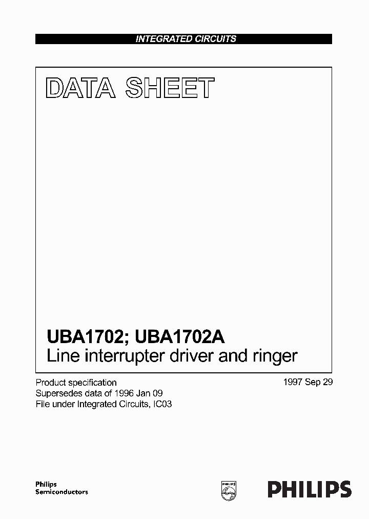 UBA1702_575326.PDF Datasheet
