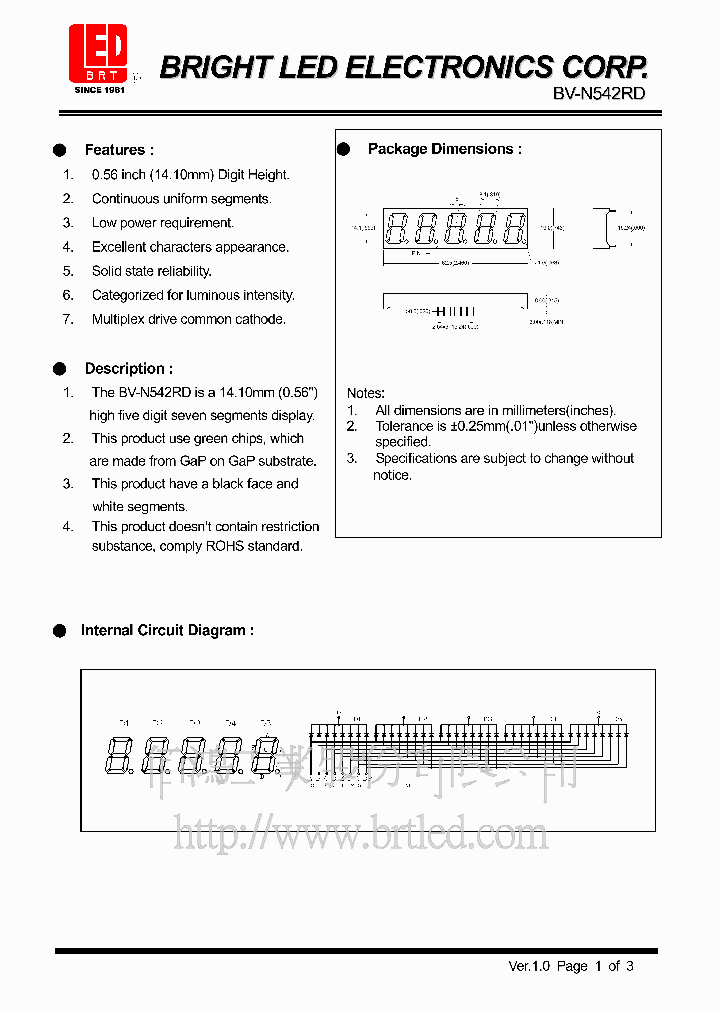 BV-N542RD_575651.PDF Datasheet