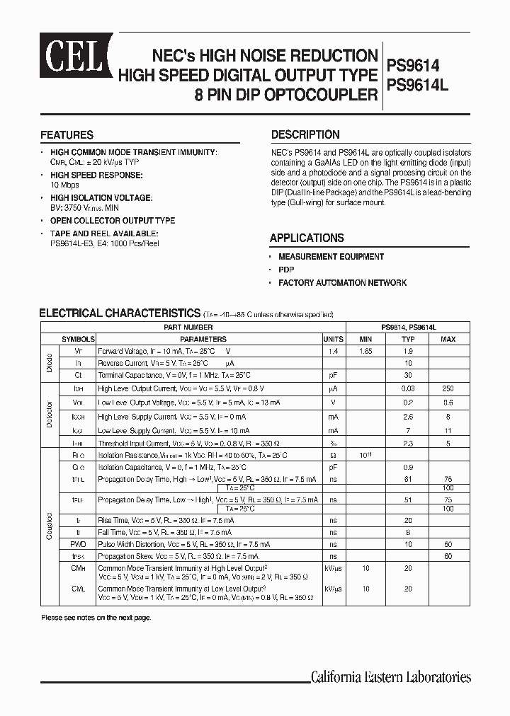 PS9614L-E3-A_346296.PDF Datasheet