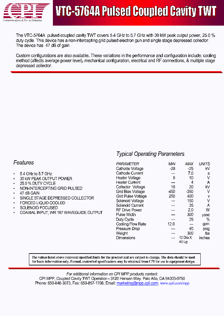 VTC5764A_621604.PDF Datasheet