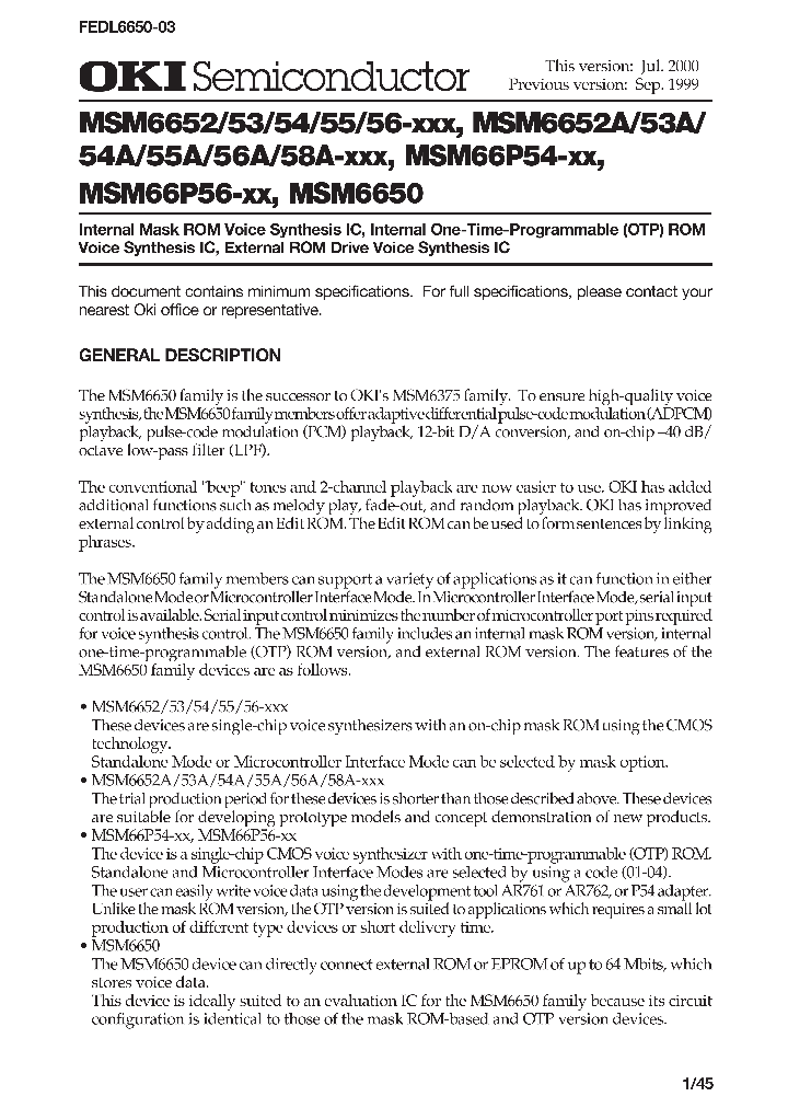 MSM66P56-XX_352540.PDF Datasheet