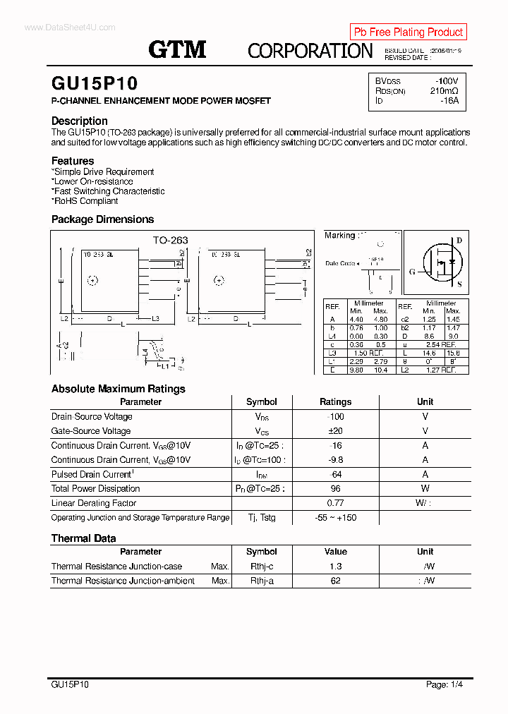 GU15P10_253767.PDF Datasheet