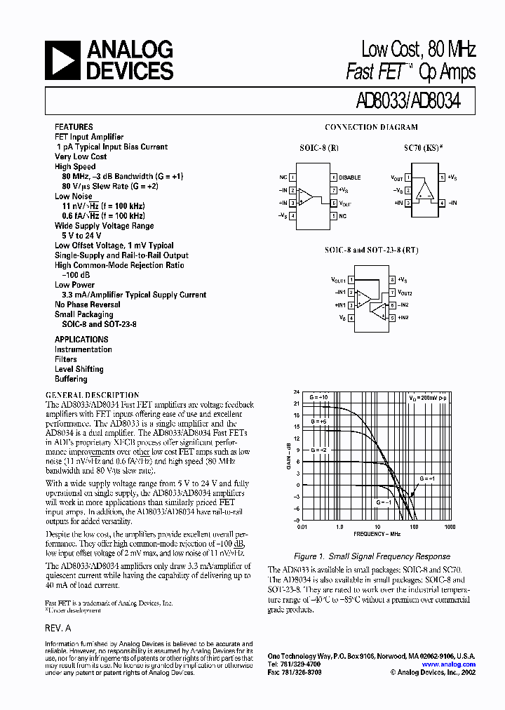 AD8034_291038.PDF Datasheet