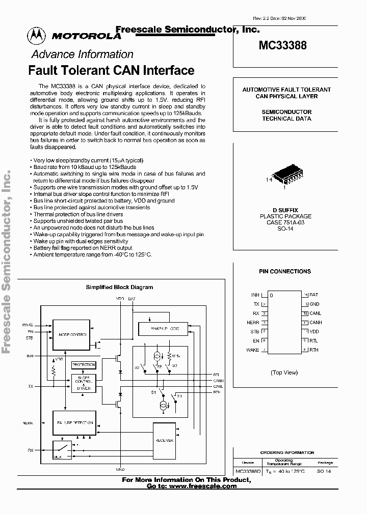 MC33388D_659523.PDF Datasheet