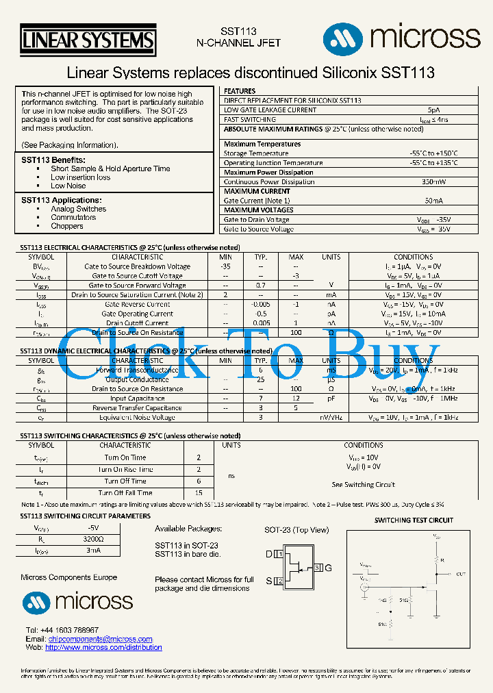 SST113_287696.PDF Datasheet