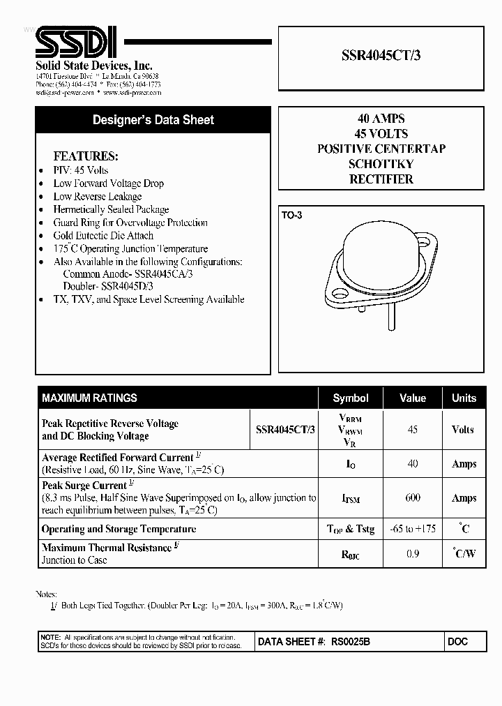 SSR4045CT3_290418.PDF Datasheet