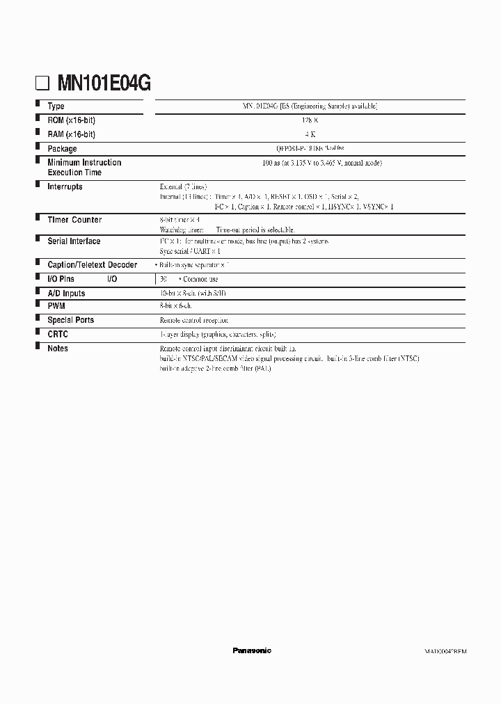 MN101E04G_299979.PDF Datasheet