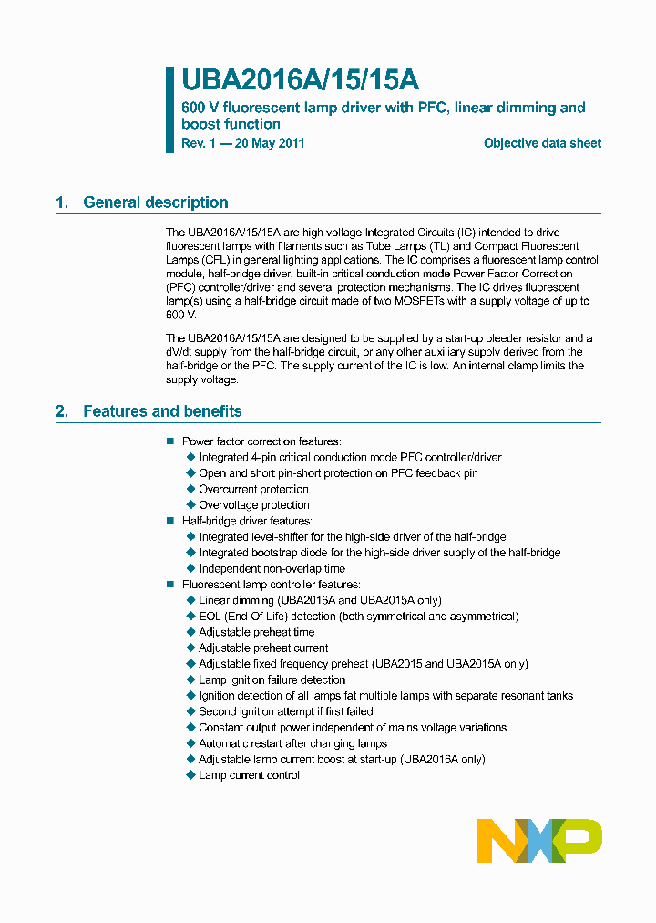 UBA2016APN1_702937.PDF Datasheet