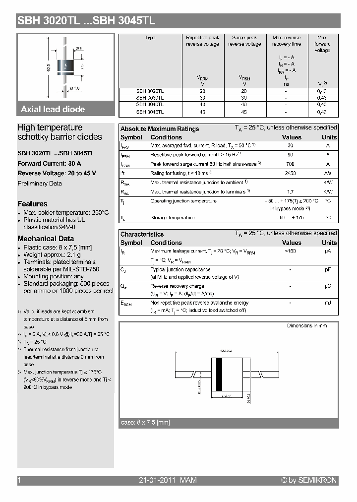 SBH3020TL_705157.PDF Datasheet