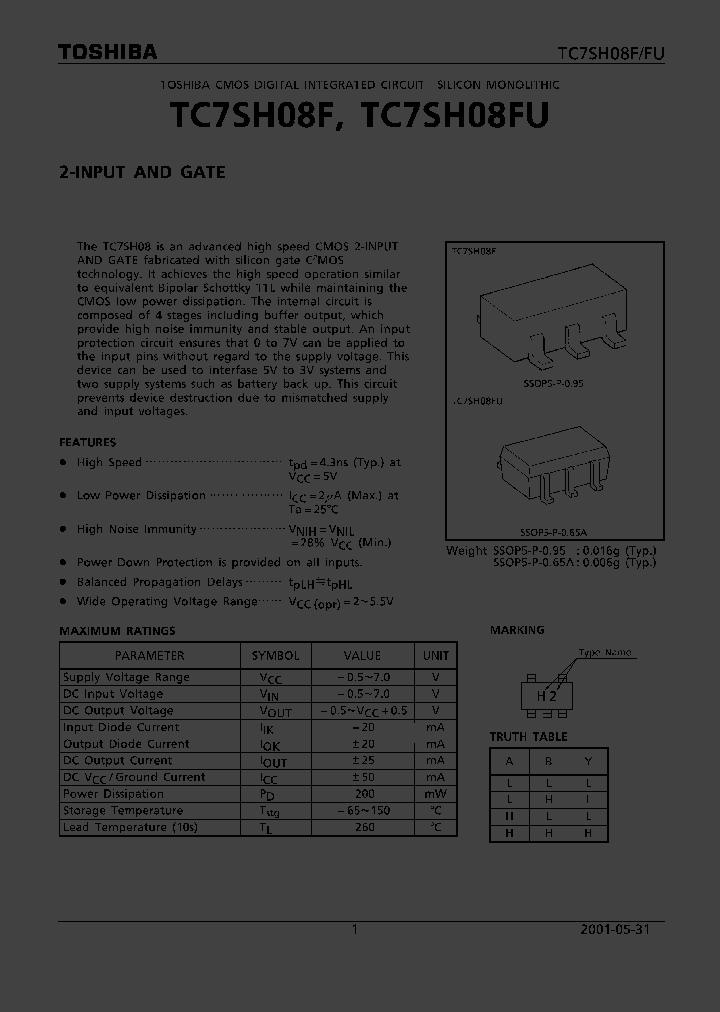 TC7SH08F_333191.PDF Datasheet