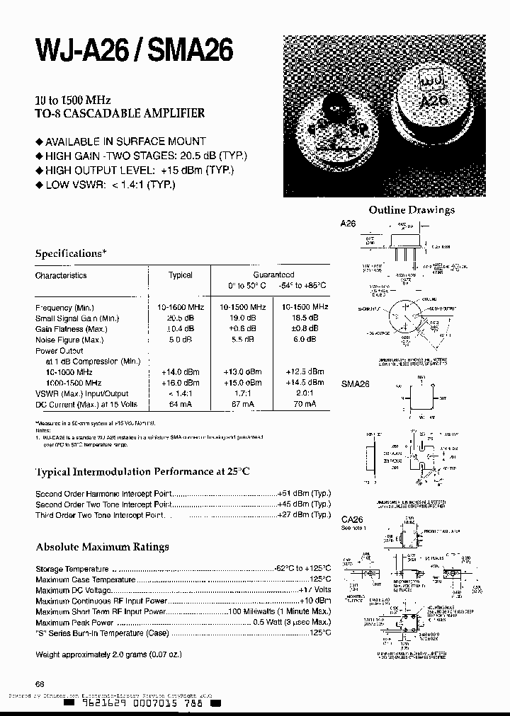 WJ-SMA26_384890.PDF Datasheet