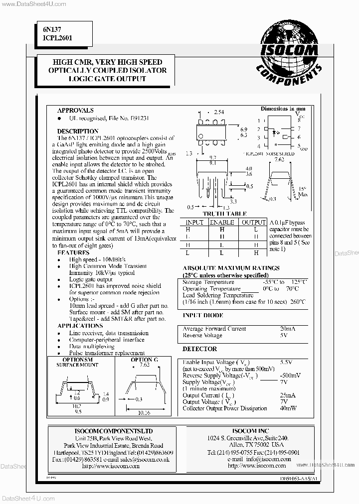 ICPL2601_319906.PDF Datasheet