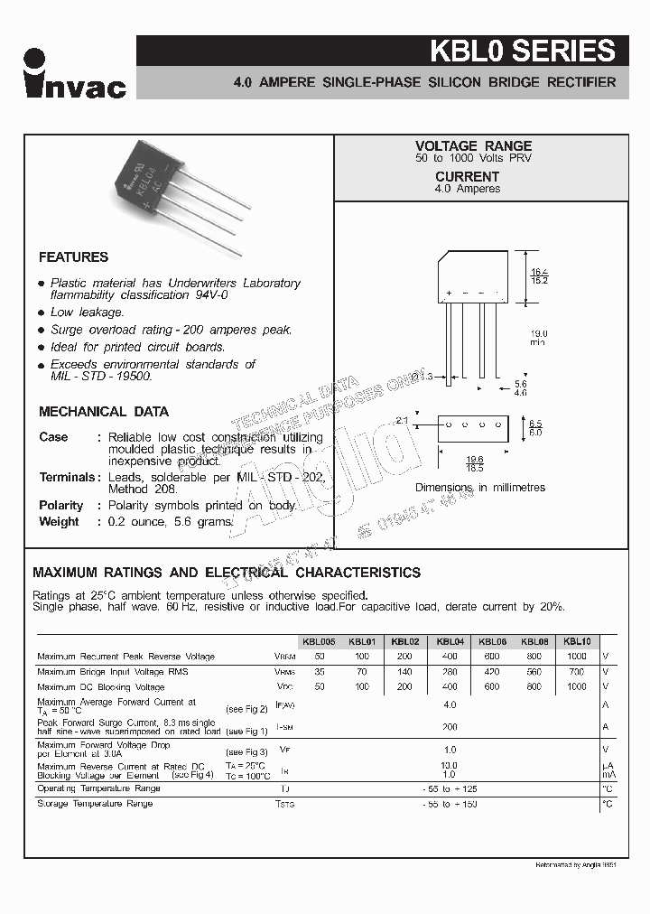 KBL0_387267.PDF Datasheet