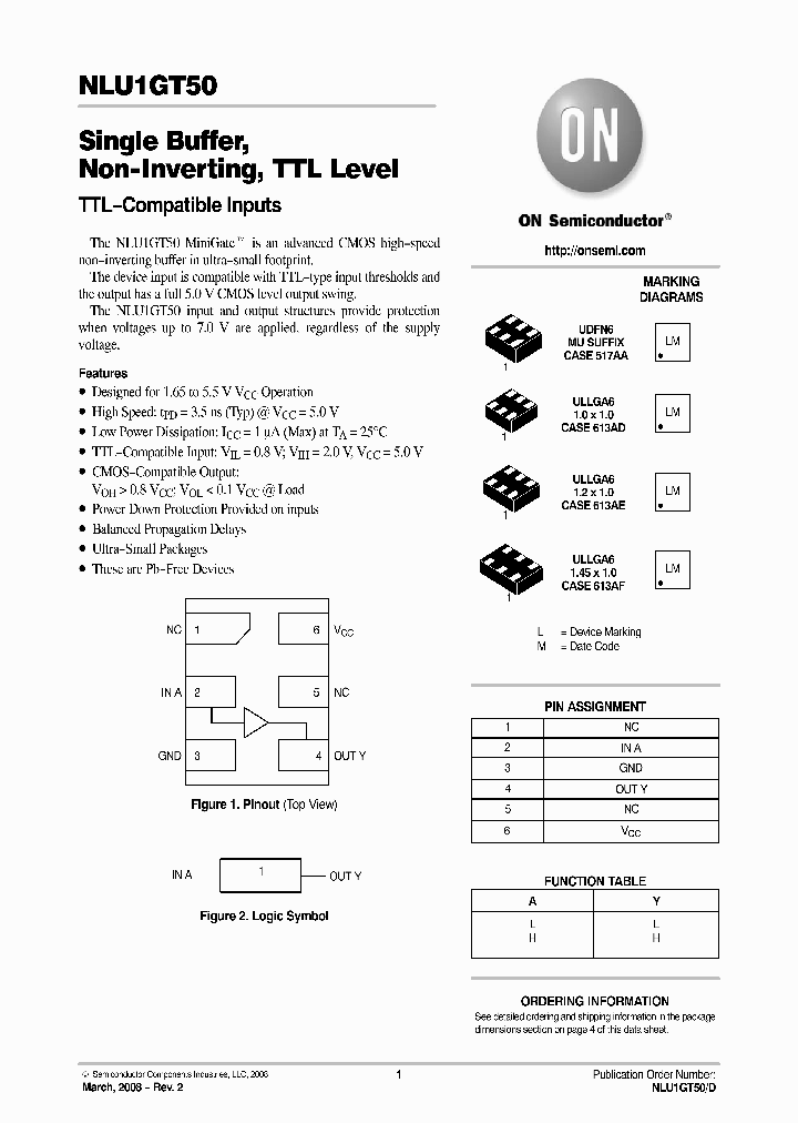 NLU1GT50CMX1TCG_744366.PDF Datasheet