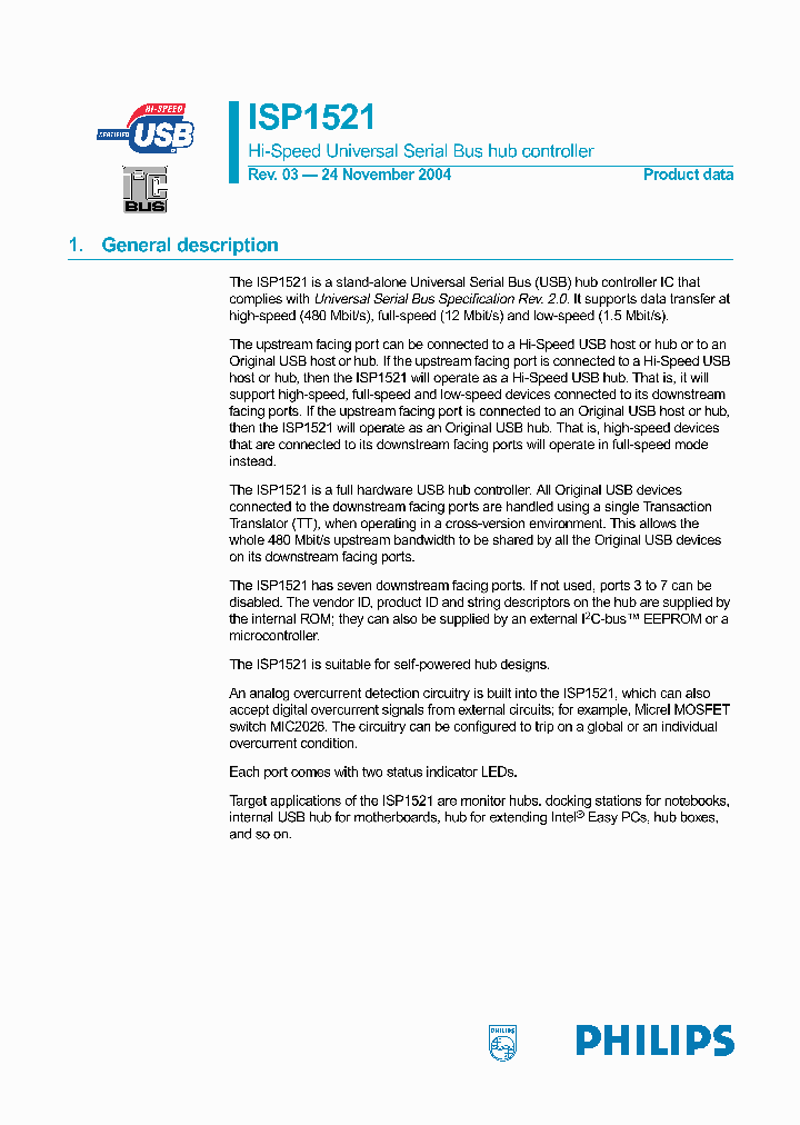 ISP1521BE_747059.PDF Datasheet