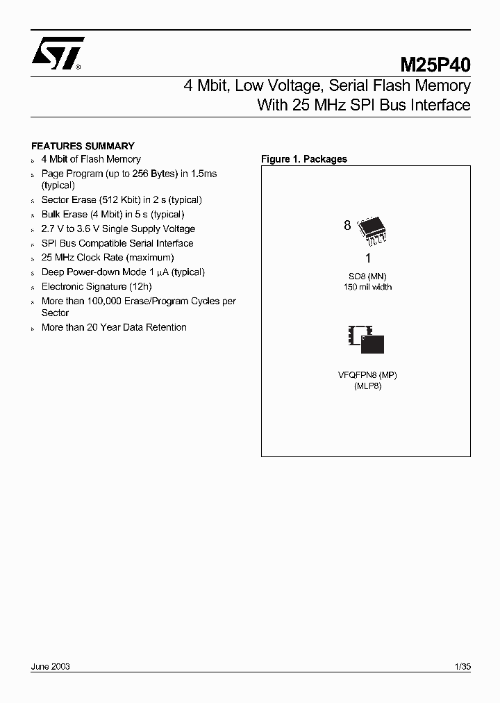 M25P40-VMN_356122.PDF Datasheet