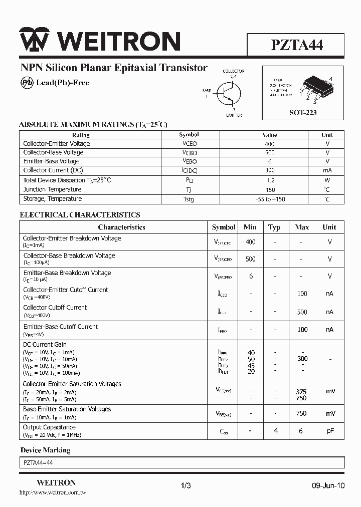 PZTA4410_754982.PDF Datasheet