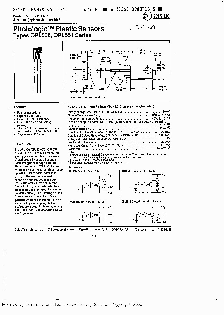 OPL550OCB_397873.PDF Datasheet