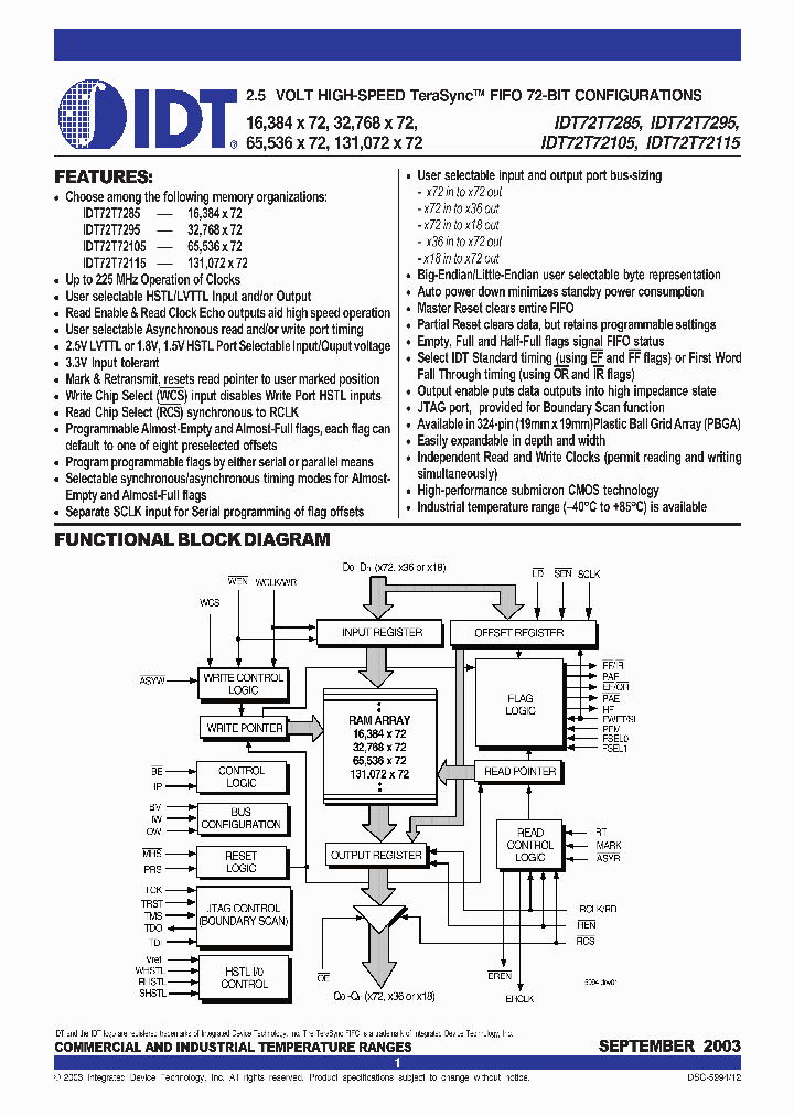 IDT72T72105L4-4BB_394997.PDF Datasheet