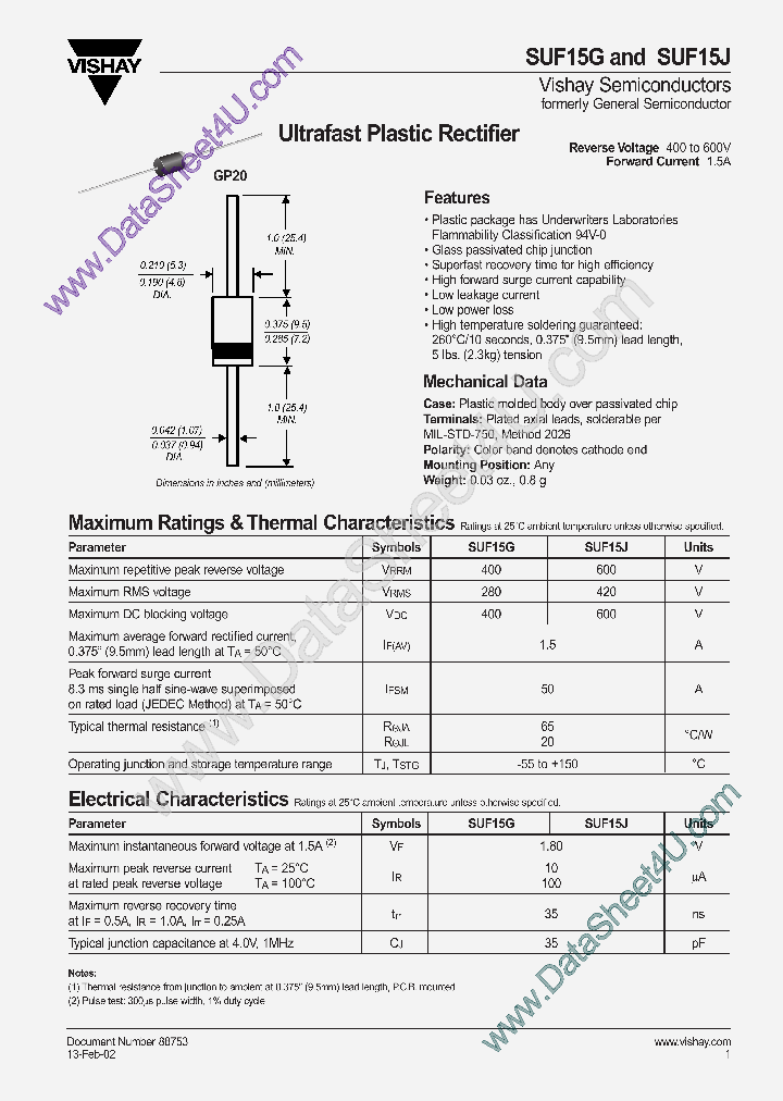 SUF15G_392061.PDF Datasheet