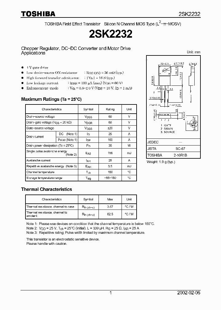 2SK2232_404603.PDF Datasheet