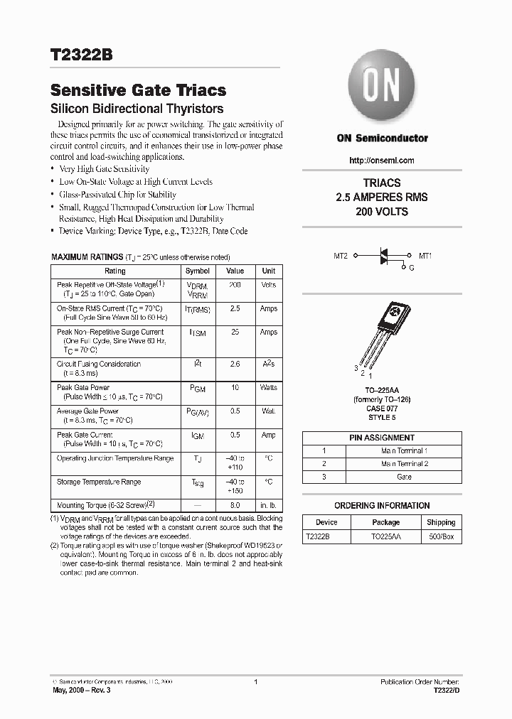 T2322-D_404670.PDF Datasheet