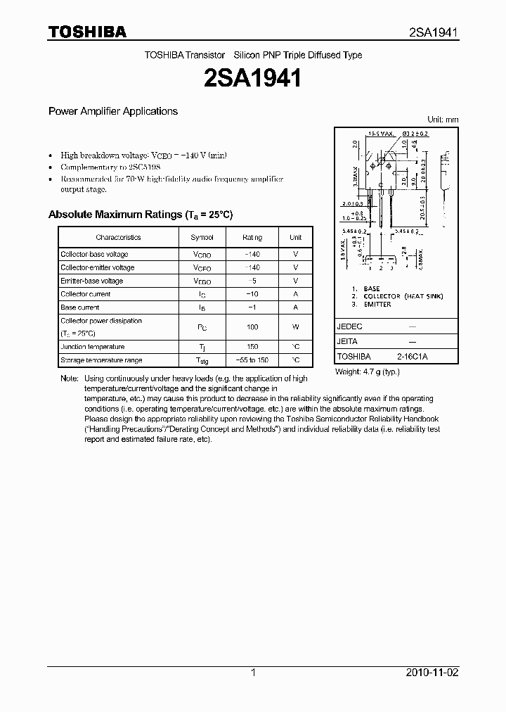 2SA1941-OQT_422186.PDF Datasheet