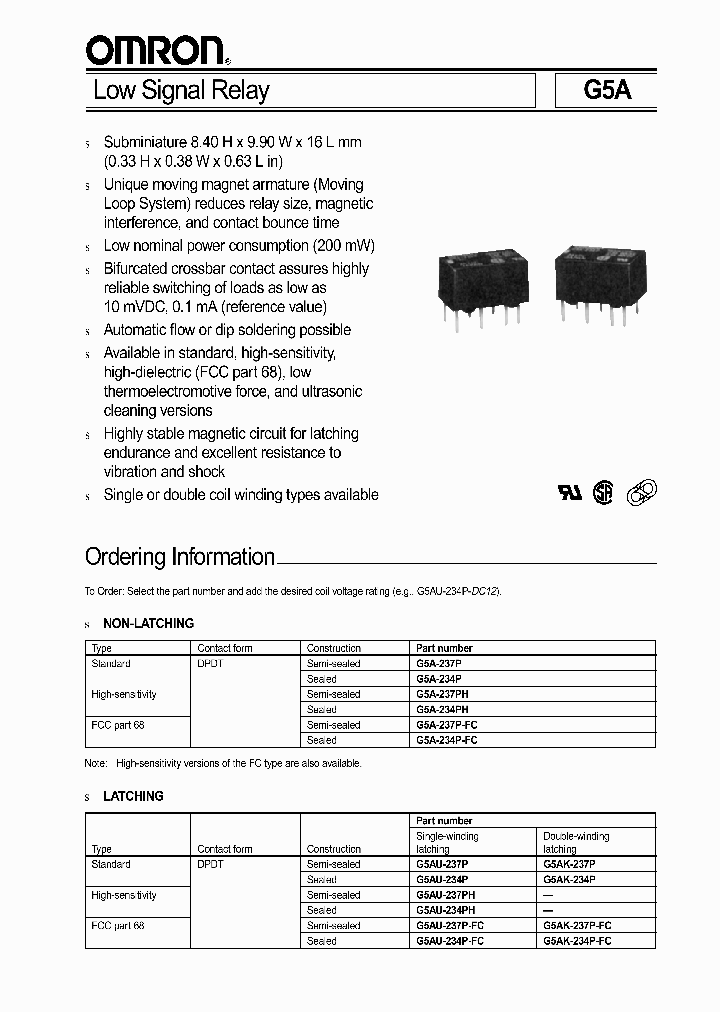 G5AU-237P_422584.PDF Datasheet