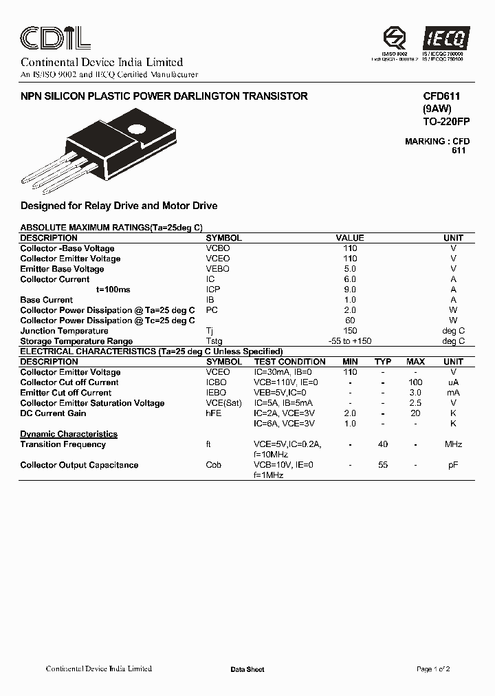 CFD611_423765.PDF Datasheet