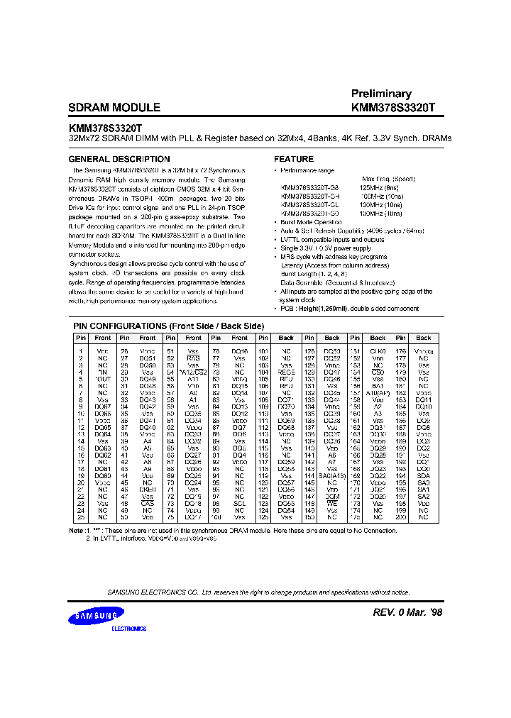 KMM378S3320T_436234.PDF Datasheet