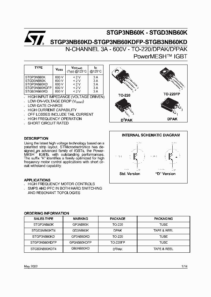 GB3NB60KD_422047.PDF Datasheet