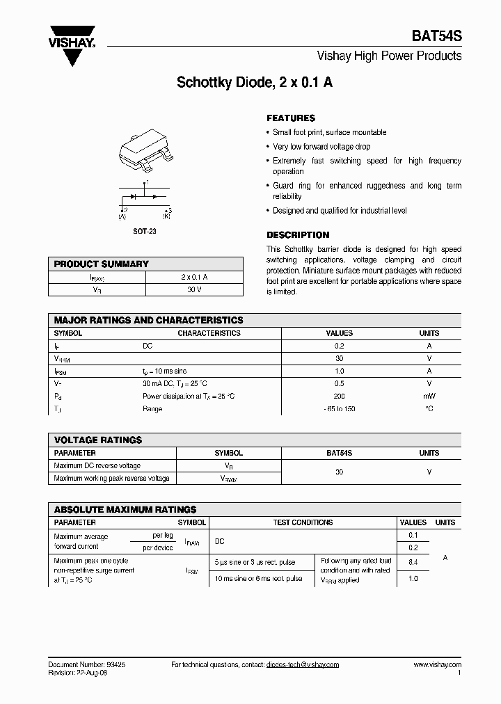 BAT54S_779877.PDF Datasheet