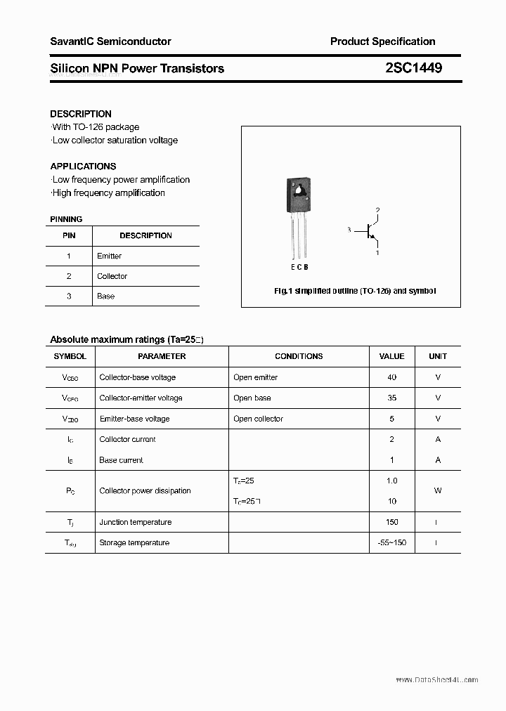 2SC1449_419389.PDF Datasheet