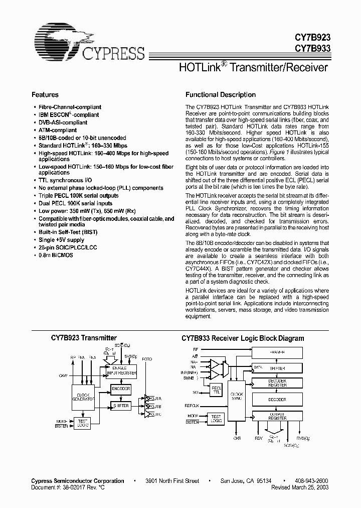 CY7B923-400JC_444677.PDF Datasheet