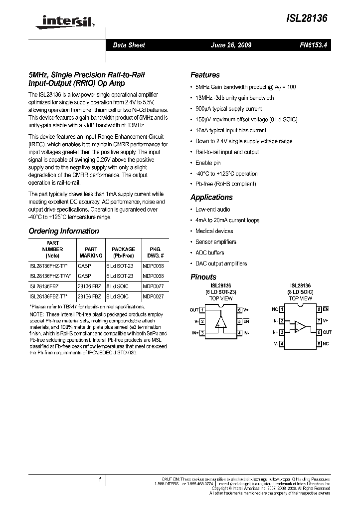 ISL28136FHZ-T7_800168.PDF Datasheet