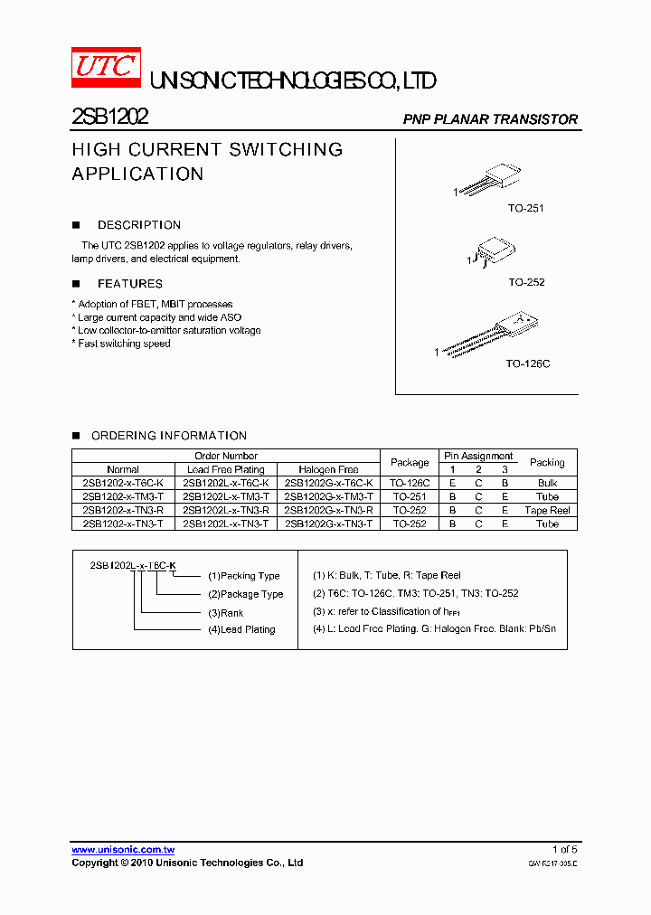 2SB1202-X-T6C-K_805126.PDF Datasheet