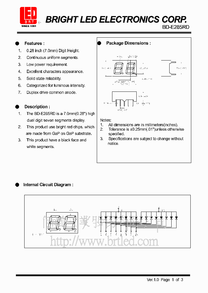 BD-E285RD_811613.PDF Datasheet