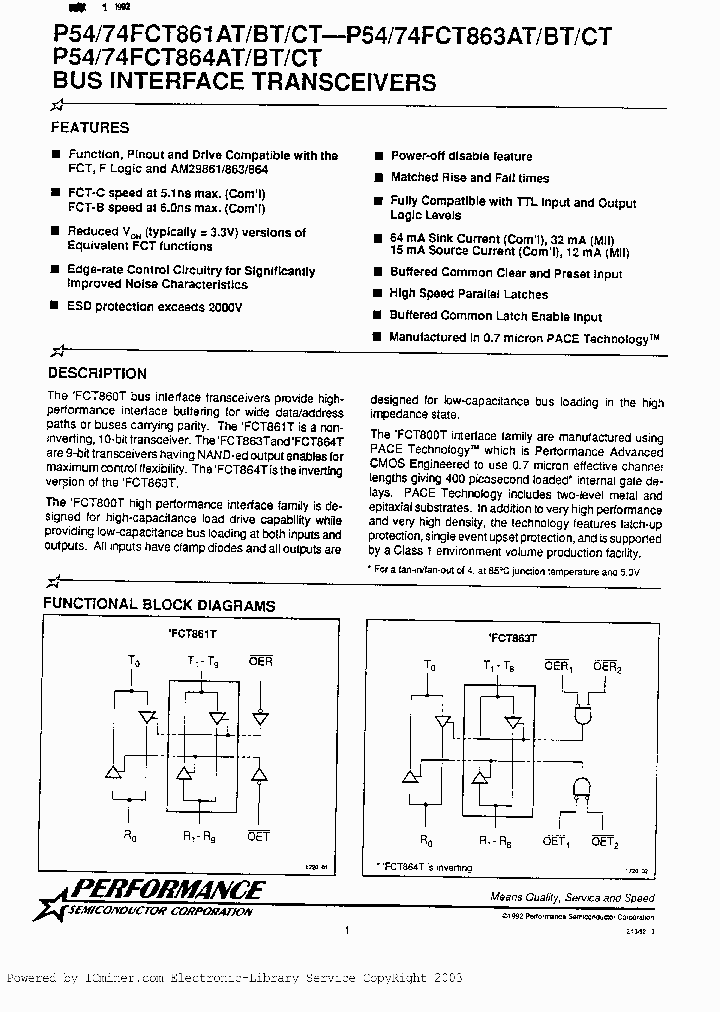 P74FCT864ATP_481560.PDF Datasheet