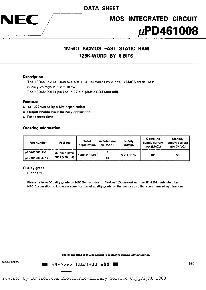 UPD461008LE-8_482678.PDF Datasheet