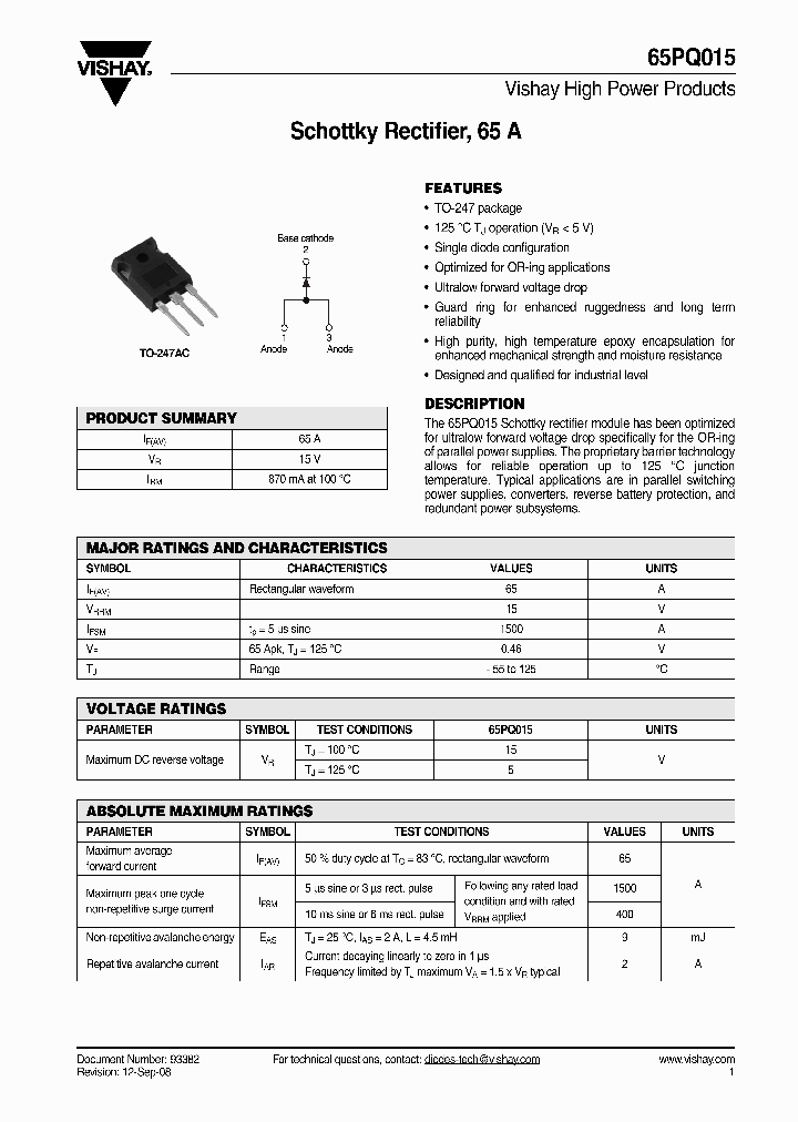 65PQ015_818333.PDF Datasheet