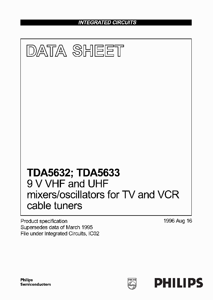 TDA5632_837166.PDF Datasheet