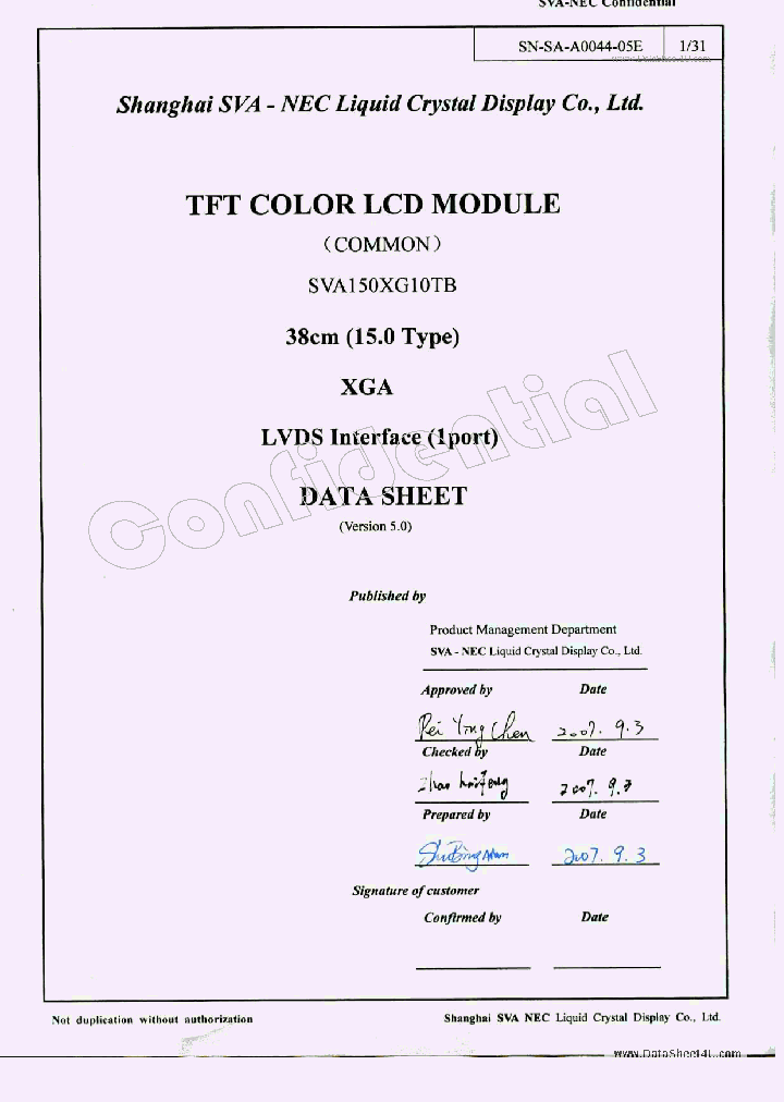 SVA150XG10TB_440489.PDF Datasheet