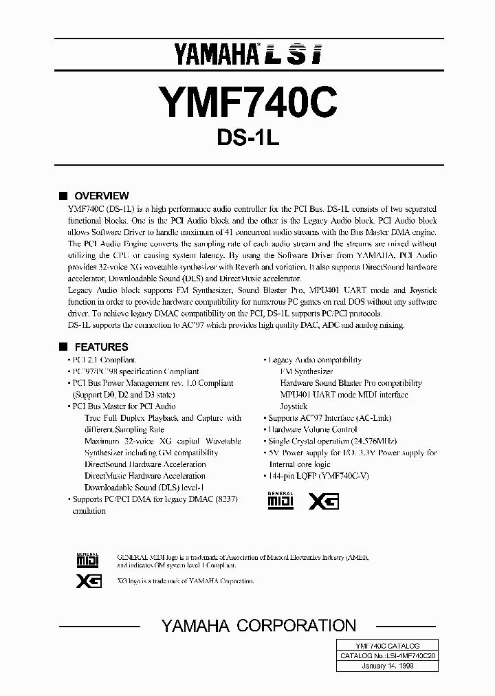 YMF740C_859999.PDF Datasheet