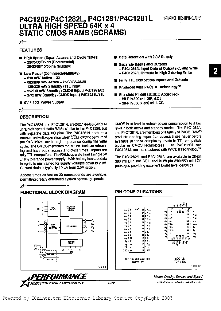 P4C1281L-30CC_509372.PDF Datasheet