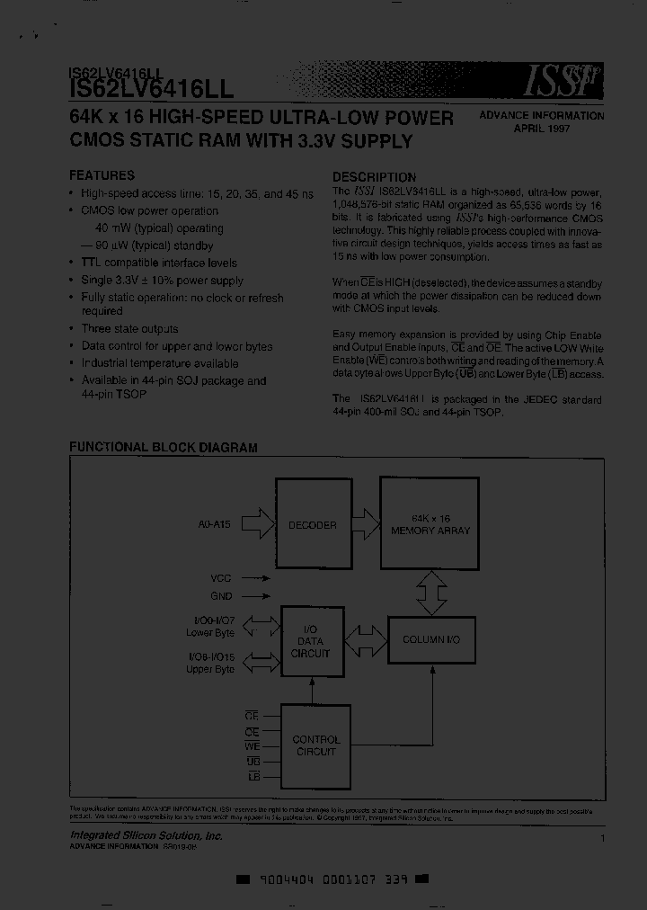 IS62LV6416LL-45K_510057.PDF Datasheet