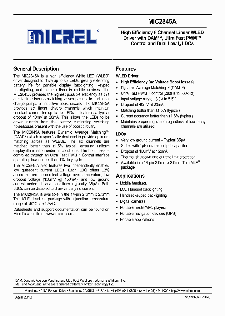 MIC2845A-SCYMT_907890.PDF Datasheet