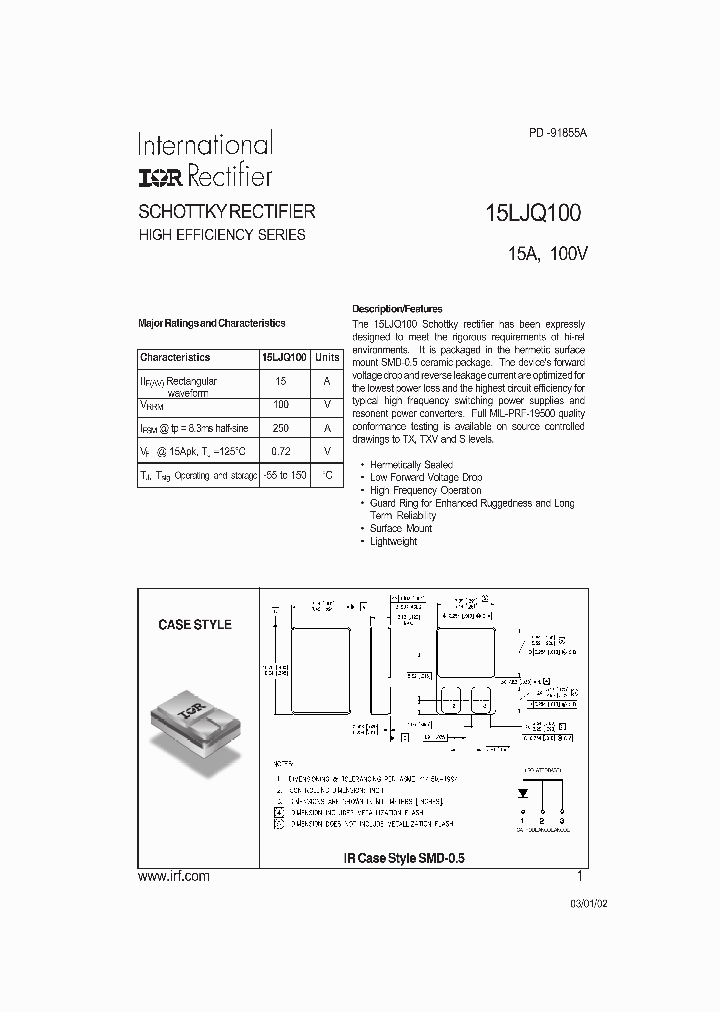 15LJQ100_627810.PDF Datasheet