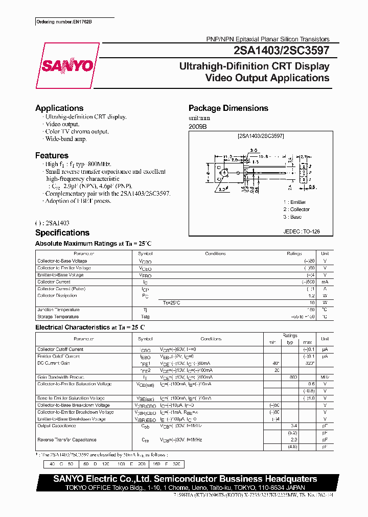 2SA1403_635380.PDF Datasheet