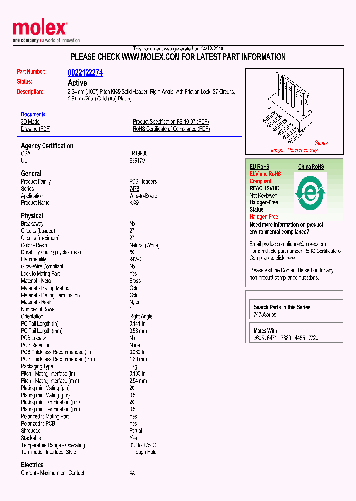 22-12-2274_940269.PDF Datasheet